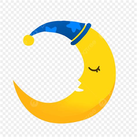 Crescent Moon Clipart Png Images Crescent Moon Cartoon Moon Sleeping