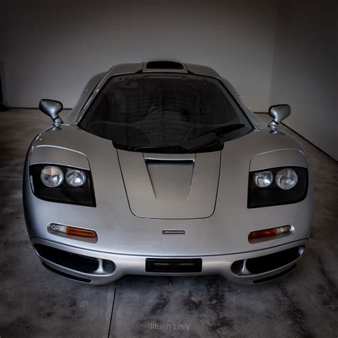 Silver McLaren F1 In A Big Door Garage Suite BenLevy