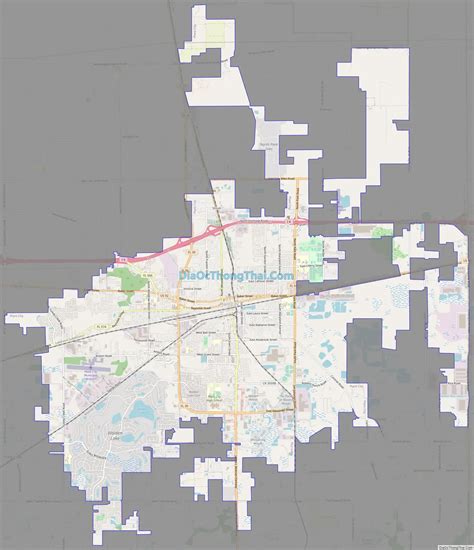 Map of Plant City - Thong Thai Real