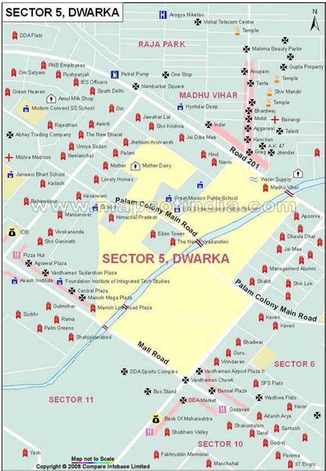 Sector 5 Dwarka Map