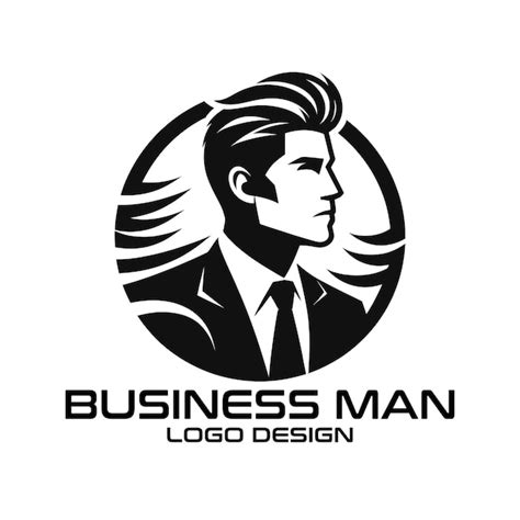 Premium Vector | Businessman Vector Logo Design