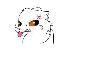 Angry Cat - Drawing by -SkyStar- | DrawingNow