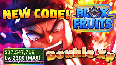 New All Working Codes X Xp Blox Fruit Roblox Youtube