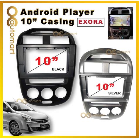 Proton Exora ANDROID PLAYER CASING 10 Inch Silver PGMall