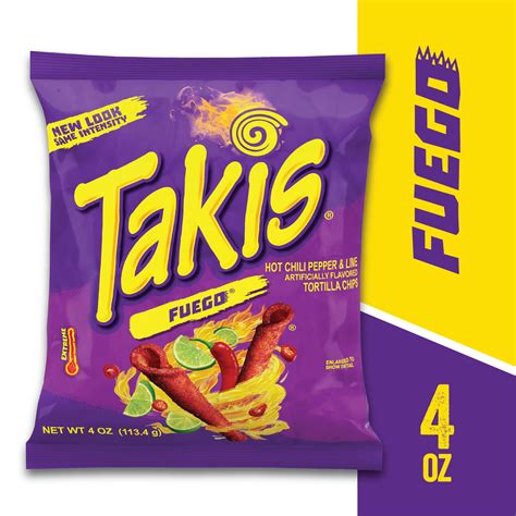 Takis Barcel Takis Fuego Hot Chili Pepper Lime Tortilla Chips