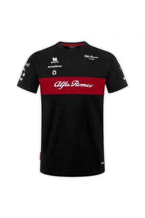 Comprar Camiseta Alfa Romeo F1 Disponible En Negro Hombre