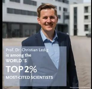 Prof Dr Christian Ledig Is Ranked Among The Top 2 Of The Most Cited