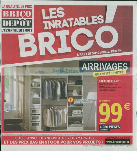 Anti crise fr Catalogue Brico Dépôt du 12 au 25 avril 2019BRICO DéPôT