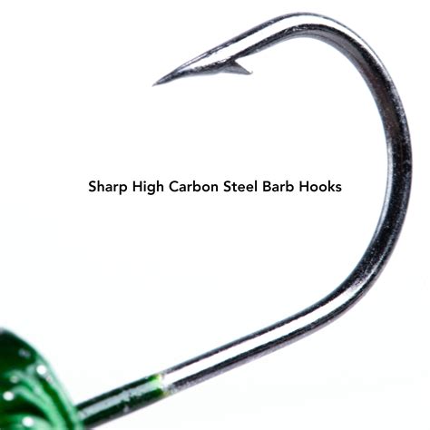 High Carbon Steel Fishing Gear 3D Fishing Eyes Jig Head Fishing Hooks