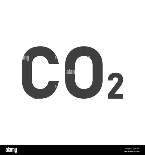 Co2 Emissions Icon Carbon Dioxide Pollution Ecology And Environment Symbol Isolated Vector