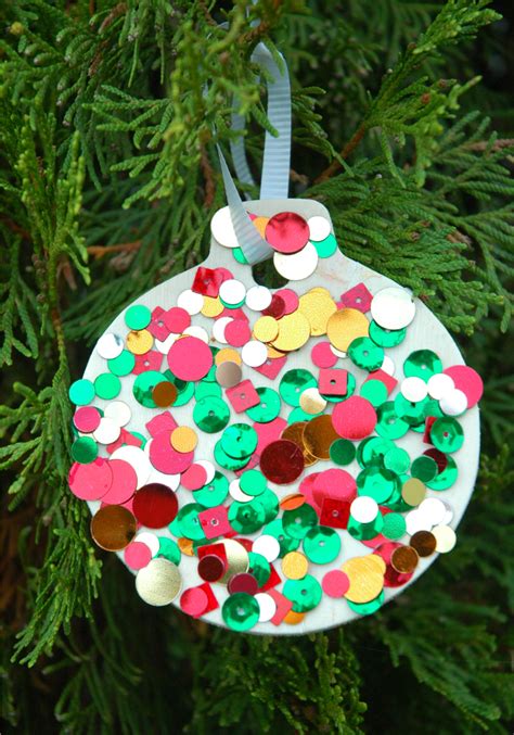 Sequin Ornaments | What Can We Do With Paper And Glue