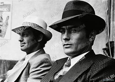 ALAIN DELON And JEAN PAUL BELMONDO In BORSALINO 1970 Directed By