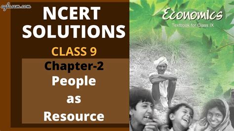 Ncert Solutions Class Social Science Economics Chapter People As