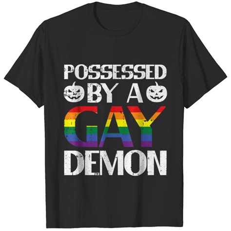 Possessed By Gay Demon Lazy Halloween Costume Funn T Shirts Sold By