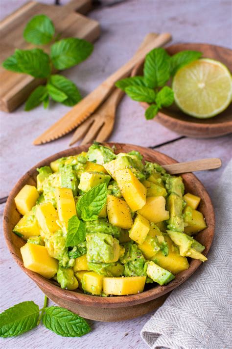 Avocado Mango Salat Schnell Einfach Und Gesund