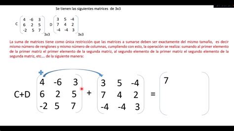 OPERACIONES CON MATRICES