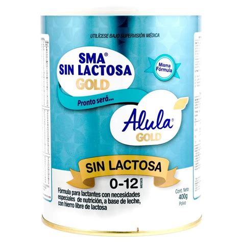 Fórmula para lactantes Alula SMA gold sin lactosa 0 a 12 meses 400 g