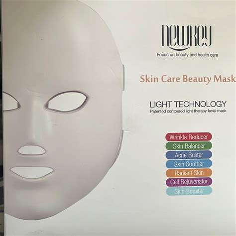 Skincare Newkey Led Face Mask Light Therapy Led Light Therapy