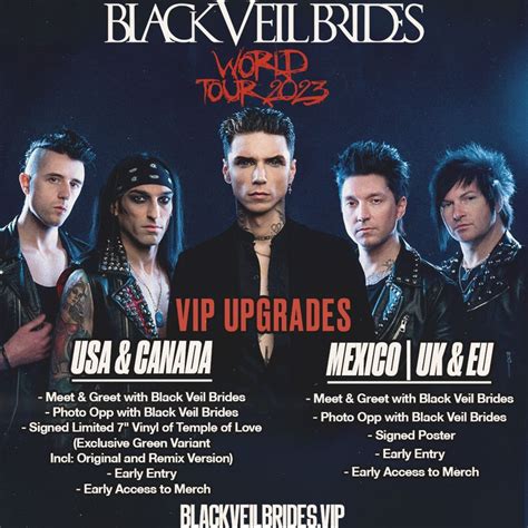 Black Veil Brides Tour 2024 Setlist - Lita Genovera