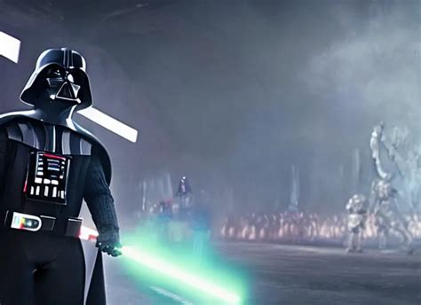 Film Still Of Darth Vader Goes To A Rave In The New Stable Diffusion