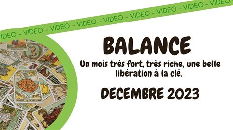 Balance Decembre Un Mois Tr S Fort Tr S Riche Une Belle