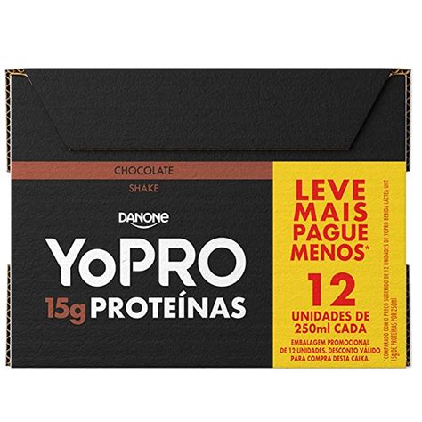 YoPRO Pack Yopro Bebida Láctea Uht Chocolate 15G De Proteínas 250 Ml