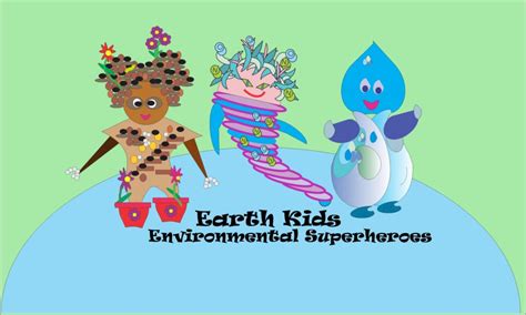 Environmental Fiction Books - Earth Kids Superheroes