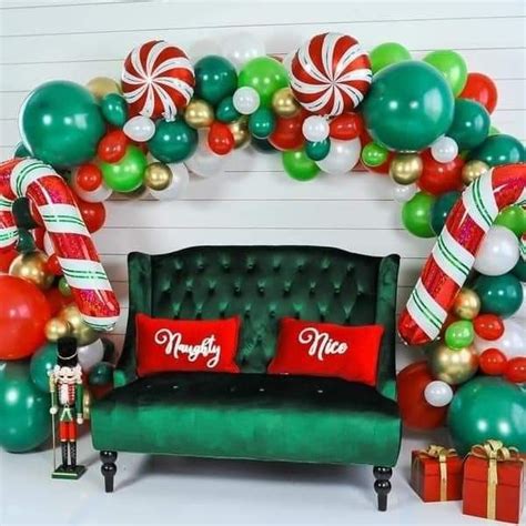 Pin By Cinthia Celebraciones On Celebraciones Christmas Arch Balloon