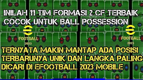 Inilah Tim Formasi Cf Terbaik Posisi Unik Dan Langka Taktik Ball