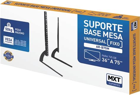 Amazon Suporte MXT Base Mesa Universal Para TV De 36 A 75 Cell