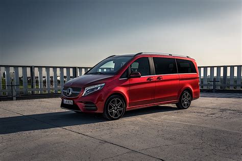 2020 Mercedes Benz V Class Puts On The Fancy Red Dress For Frankfurt Motor Show Autoevolution