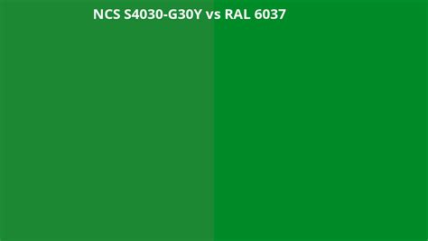 Ncs Index S4030 G30y Omzetten Naar Ral 6037 Ral Kleuren