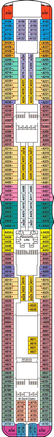 Majestic Princess Deck Plans Ship Layout Staterooms And Map Cruise Critic