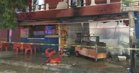 Incendio Manda A Taquero Al Hospital En Playa Del Carmen