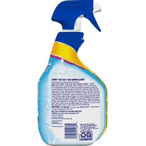 Clorox Cleaner Daily Shower Plus TIlex 32 Fl Oz WXF 02