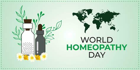 World Homeopathy Day Homeopathy Doctors Day Template For Background