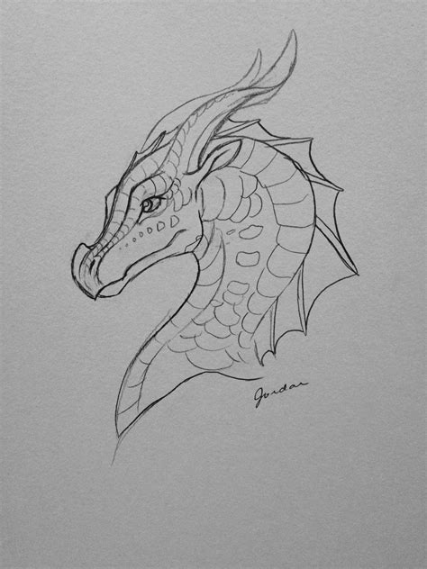 How To Draw Wings Of Fire Dragons Step By Step At Drawing Tutorials