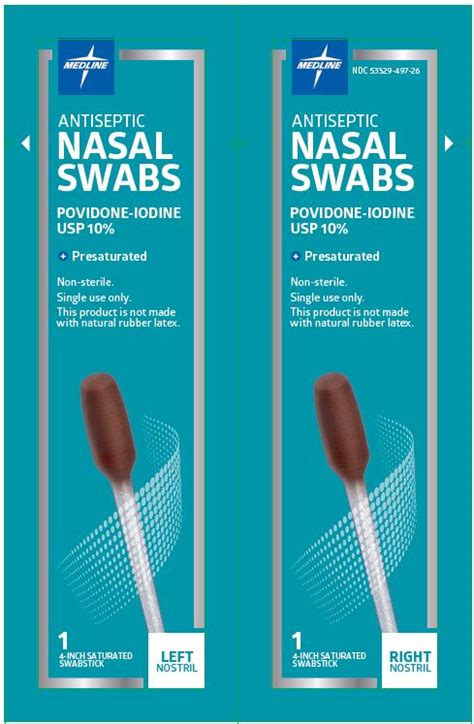 Order Povidone Iodine Swabstick Medline Nasal Antiseptic Swabs Mg