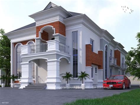 Bedroom Duplex Ref Nigerian House Plans House Roof Design