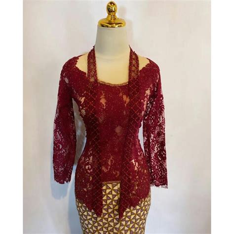 Jual Kebaya Kartini Payet Anc Shopee Indonesia