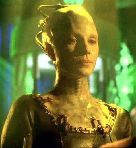 ~ Actress Susanna Thompson portrays the Borg Queen in Star Trek Voyager ...