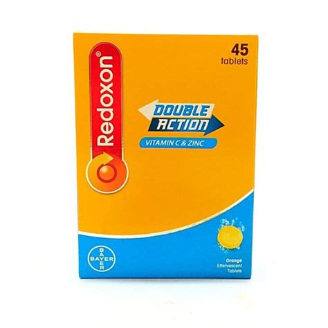 Redoxon Double Action Vitamin C And Zinc Orange Effervescent Tablets