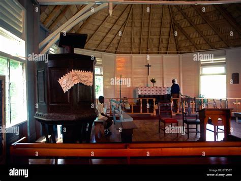 Tobago St Davids Anglican Parish St Thomas Church Interior Stock Photo - Alamy