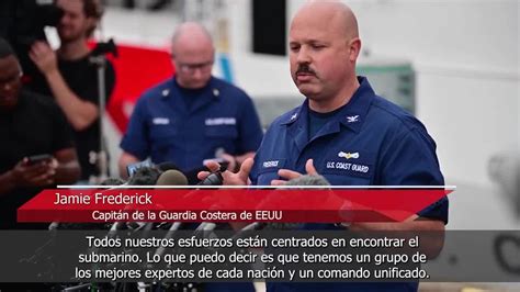 Detectados ruidos submarinos en la búsqueda del submarino Titán