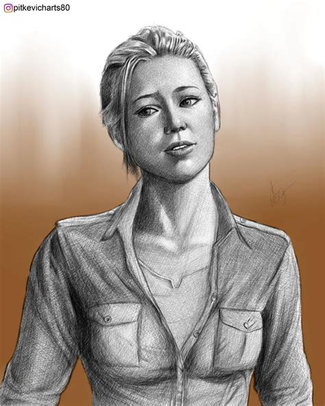 Fanart of Character Elena - Uncharted 3 (In my syle). : r/uncharted