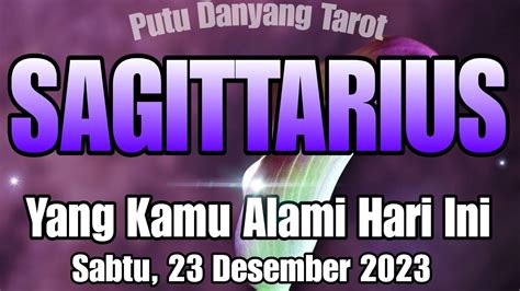 Ramalan Sagittarius Keadaan Kamu Hari Ini Sabtu 23 Desember 2023