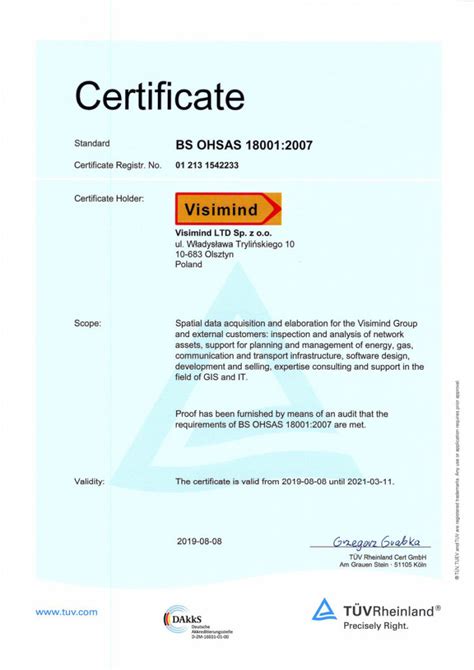 Iso 18001 Certification