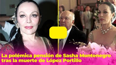 Sasha Montenegro Así Lucía La Actriz Y Vedette En Su Juventud