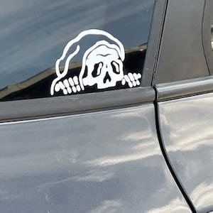 Car Stickers Car Decals Vinyl Decals Halloween Grim Reaper Lurking ...