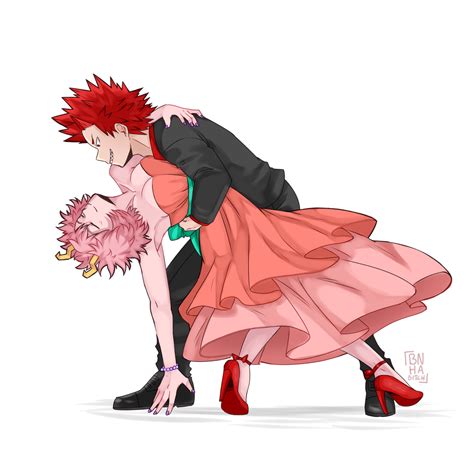 Pin On Kirishima Eijirou And Ashido Mina